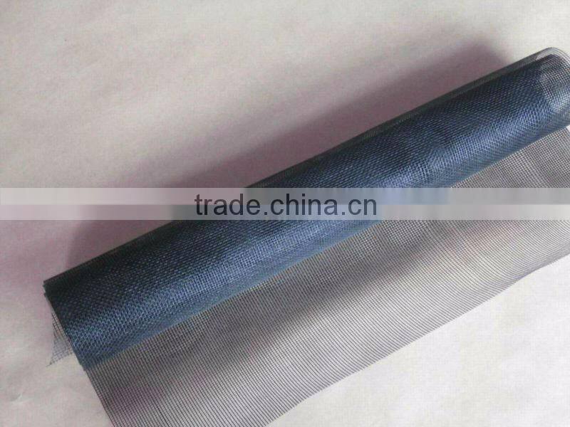 fiberglass mosquito netting 18x16mesh grey and black color