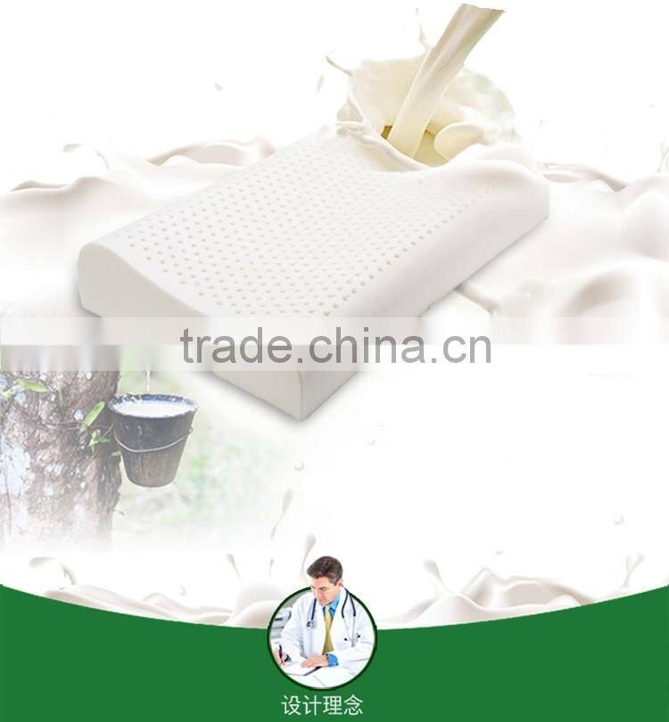 Polyester Inner Cover and Cotton Quilted Japara Outer Cover Natural Latex Pillow