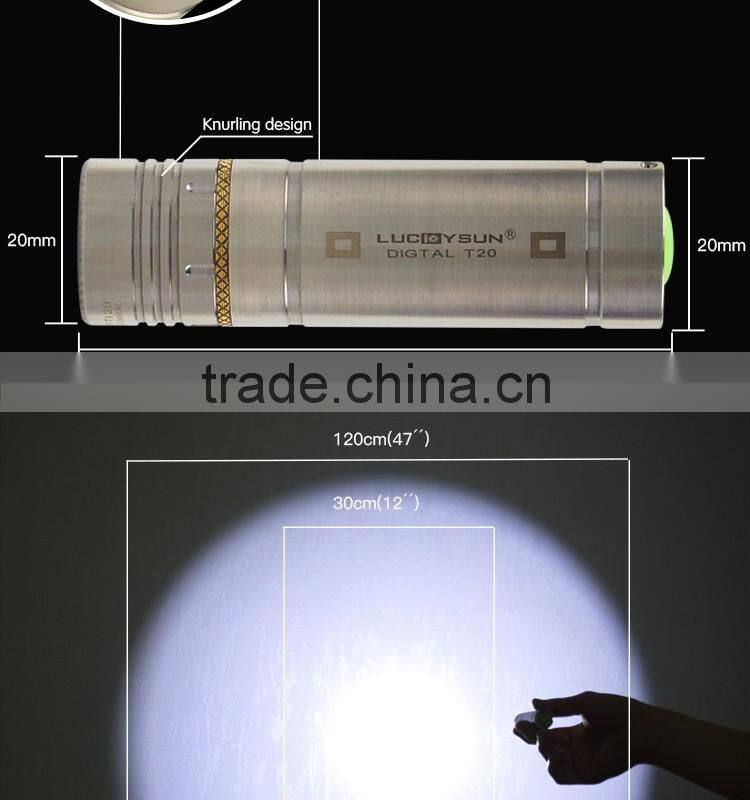 Home charging light models Silver XPG Q5 16340 battery mini led cooler light