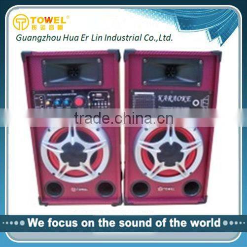 new product 2016 active wooden speakers professional China supplier