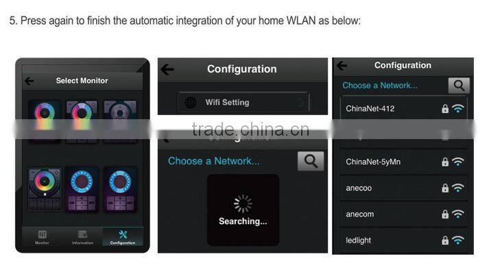 2.4Ghz Wireless RGB White / Warm White 9W LED Bulb Light ,wifi control for Iphone Ipad Android system