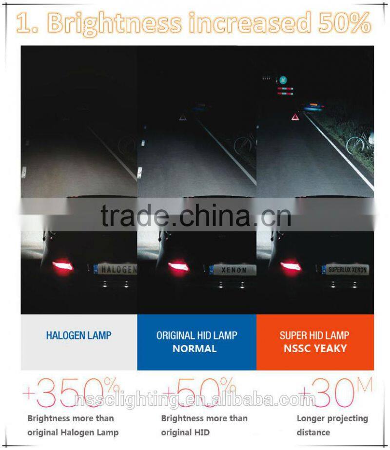 NSSC Yeaky 3800LM Philip OEM D4S HID Bulb with 3 years warranty & Emark