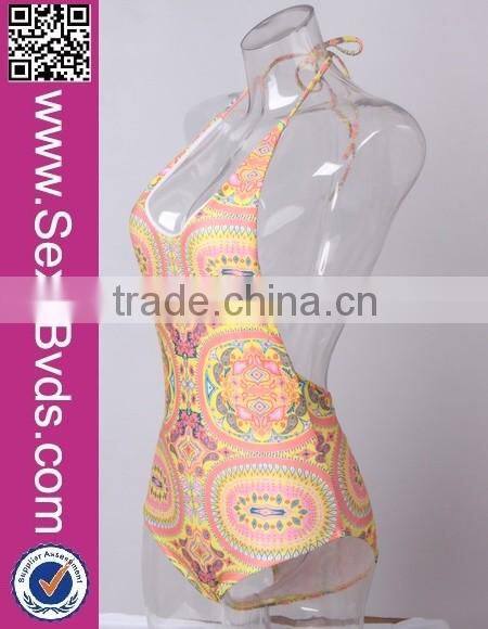 BIkinis fabric wholesale crotchless swimwear one piece
