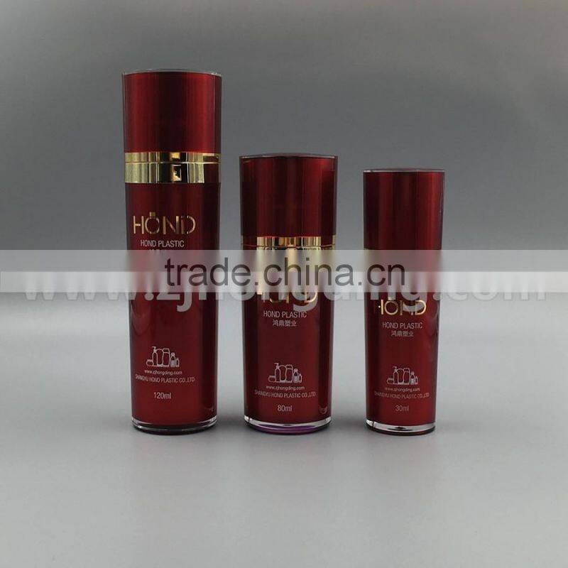 15ml 30ml 50ml 80ml 120ml acrylic cosmetic lotion bottle;lotus leaf shape lotion bottles for skin care