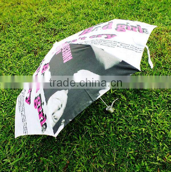 Heat transfer print umbrella 3 fold umbrella