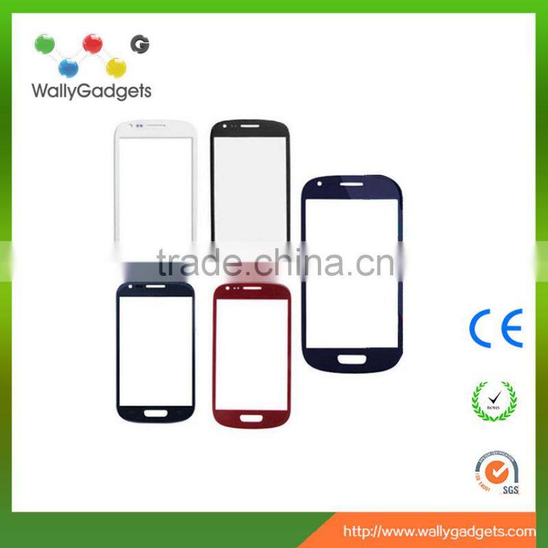 Replacement white 4.0 inch Screen outer Glass lens for Sam/sung galaxy S3 mini replacement