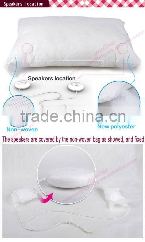 microbead MP3 travel pillow with double speakers