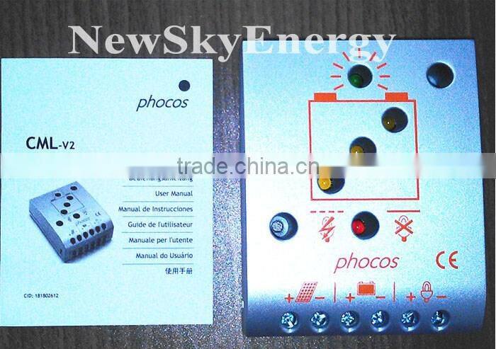 Phocos Industrial CML05/08/10/15/20A PWM Solar Charge Controller