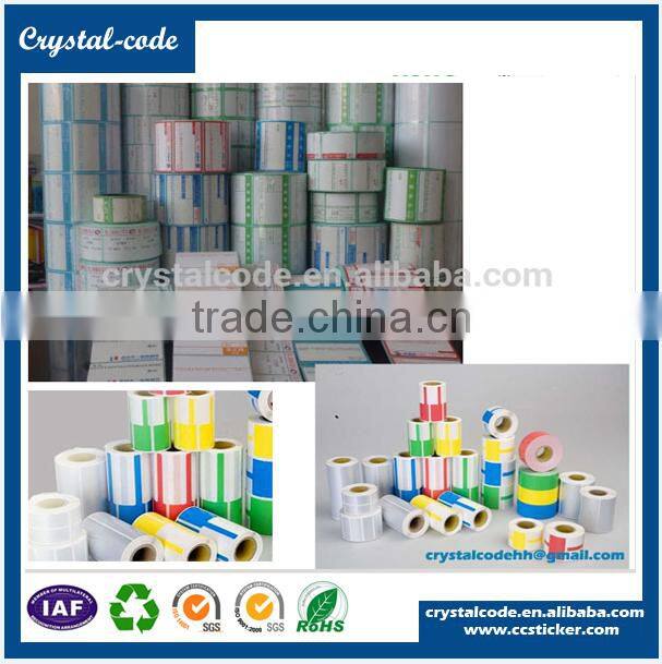 Contemporary promotional adhesive paper sticker