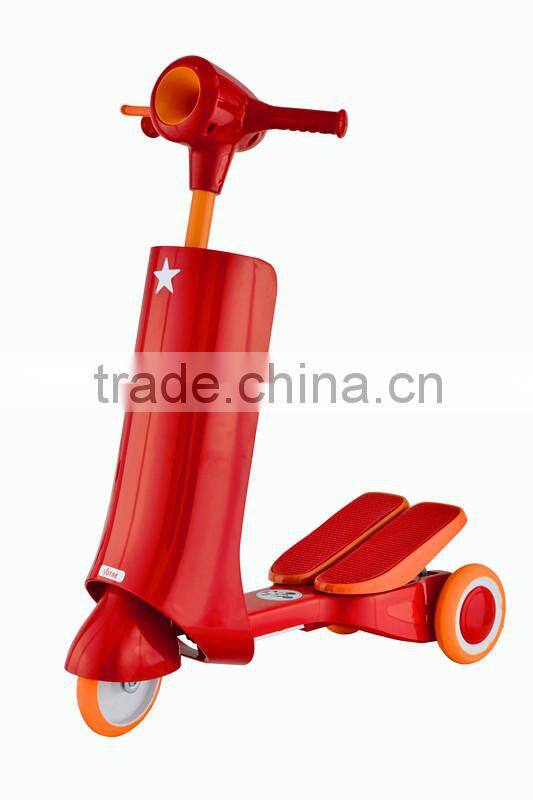 Good parts for chinese scooter folding kickbike with dual petal for sale
