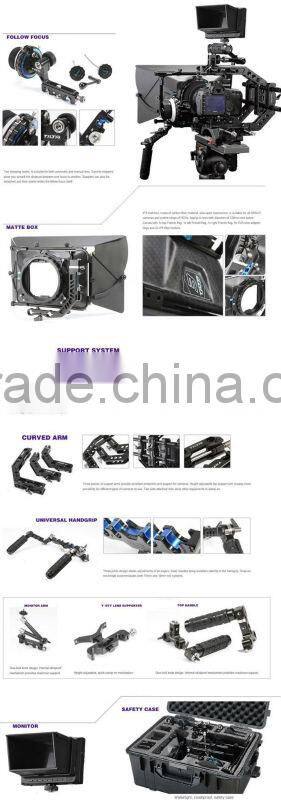 TILTA III 3 Camera DSLR Rig Kit Follow Focus Mattebox Shoulder Support