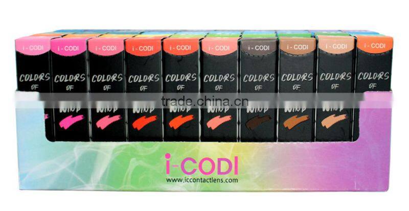 HOT selling 50 Colors of the Wind yearly beauty colored eye cosmetic contact lenses wholesale