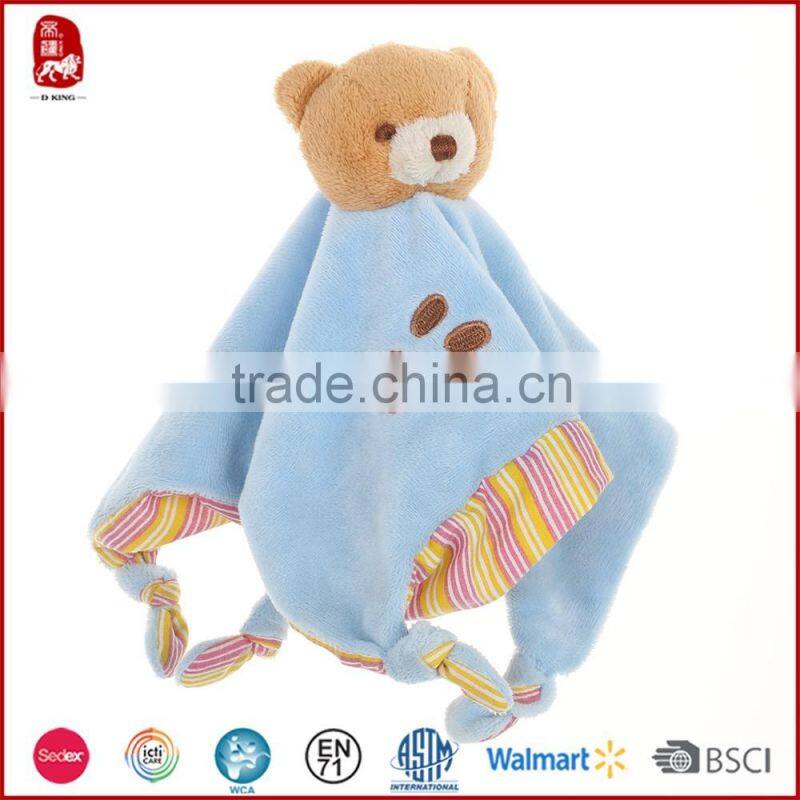 Super soft Plush Velour green frog Baby Comforter