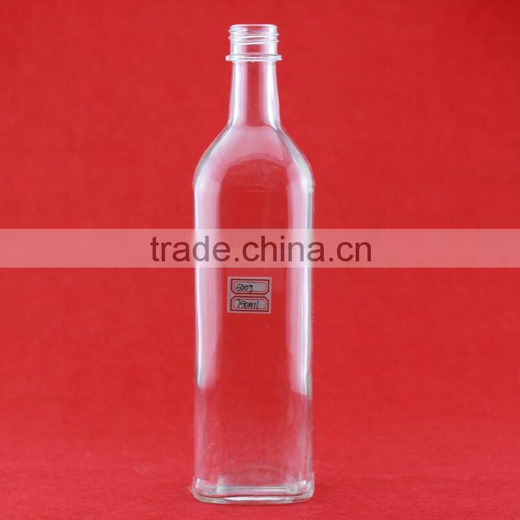 New design gold liquor bottle screen painting bottle apple liquid bottle