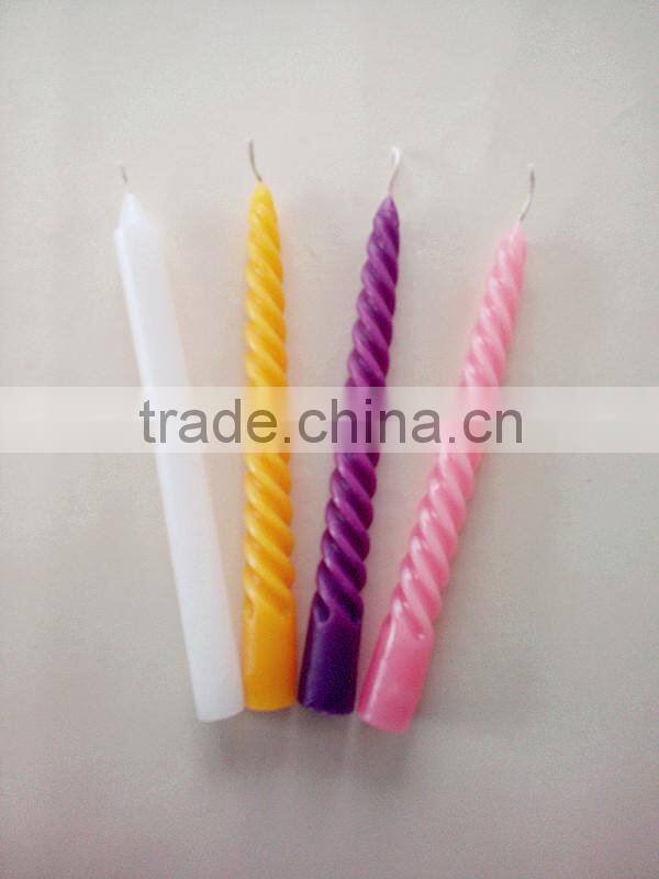 happy birthday colorful spiral candle decoration candle