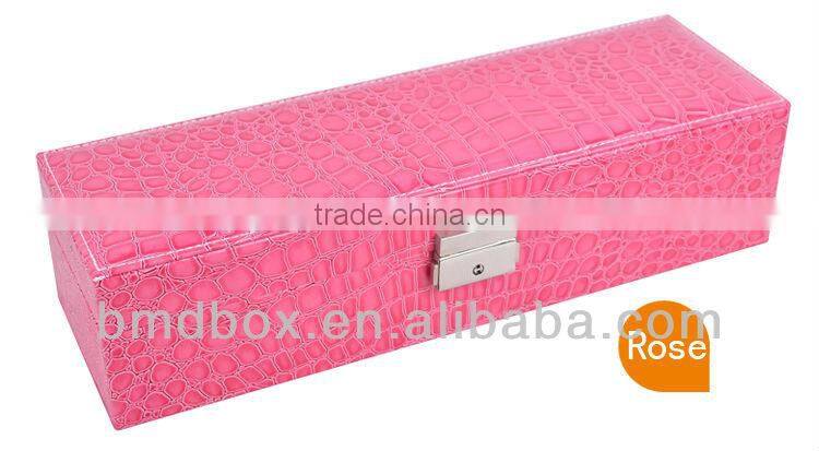 wholesale return gifts 7 slots handmade leather watch storage boxes