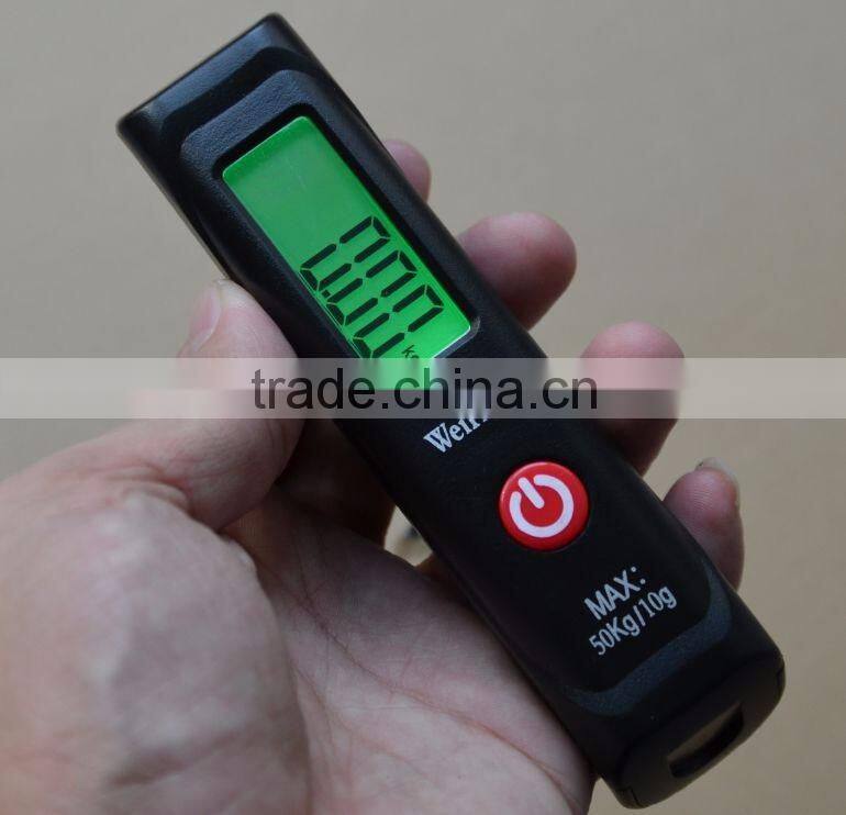 Portable digital travel luggage weighing scales 50kg for travel