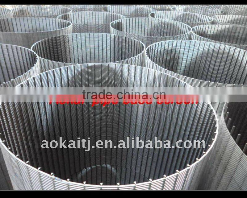 2014 wedge wire screen stainless steel water well screen vertical sand filter