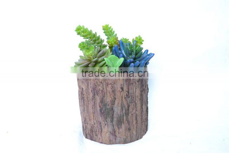 Potted Mixed Green Artificial Succulent home Plant