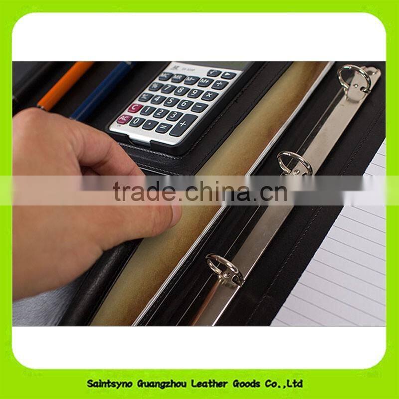 Leather document folded, A3/A4 paper document holder 16047