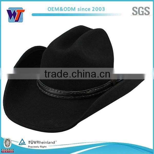 High quality hot selling wool wave short brim felt hat