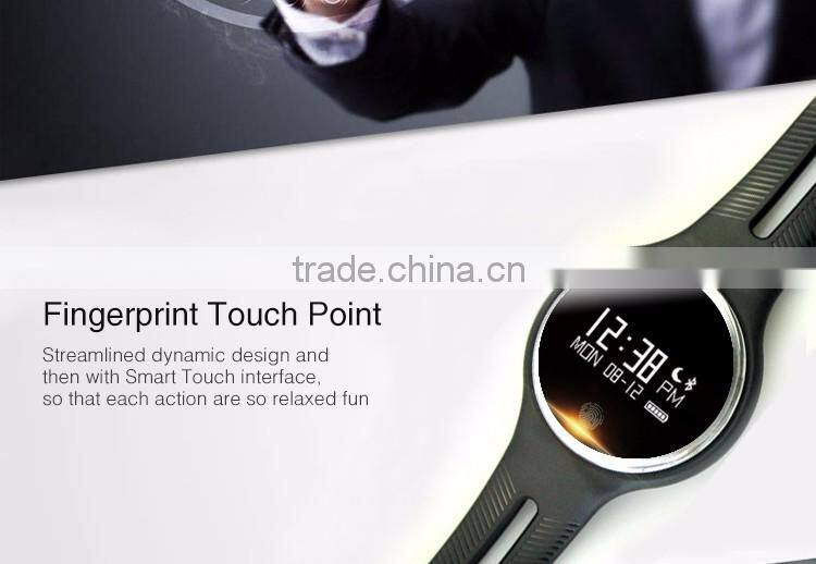 Touch Screen Smart Wristband E06 Bracelet Fitness Wearable Tracker Waterproof IP67 Bluetooth Watch for Android 4.4 IOS