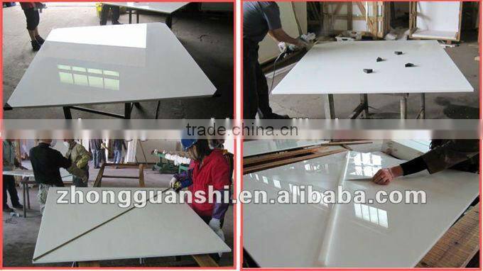 Light Grey Marmoglass Slab and Tiles