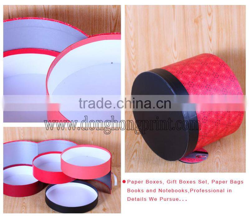 OEM Stylish cardboard cylinder packaging box, round cylinder gift box, cylinder cardboard box