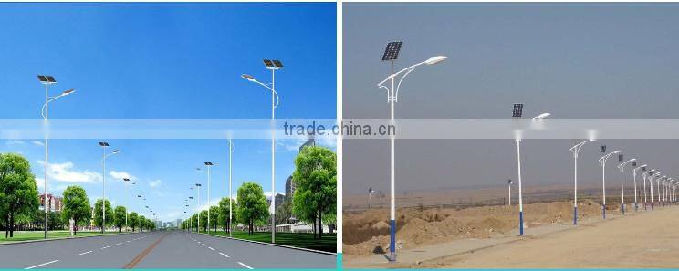 New Country Road Solar Light Green Lamp Cap White Pole Solar Light