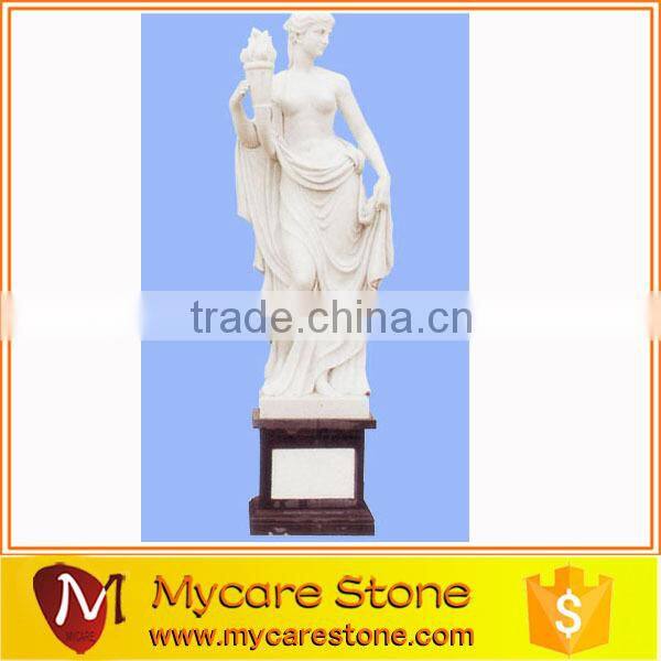 Chinese marble ancient figure, stone statue on sale