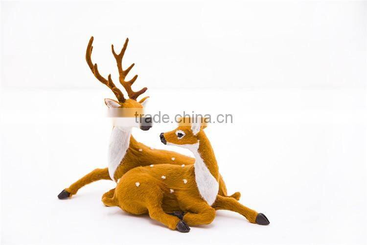 Factory Sale special design Mother deer Christmas interior products brown with different size