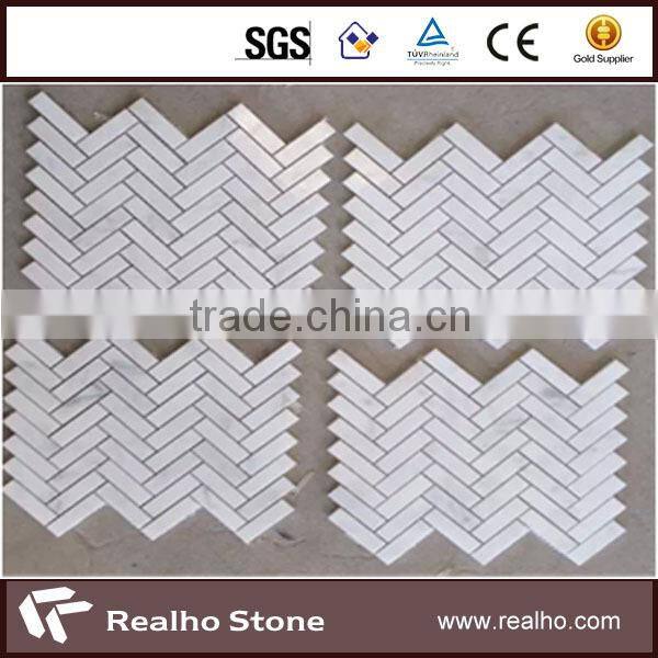 White Marble Mosaic For Tile