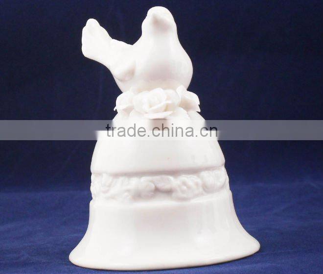 3.8" pigeon Ceramic bells,home decoration bell C1-B04 (407)