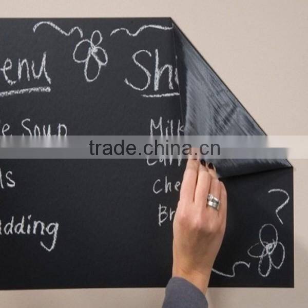 Classroom and office chalkboard roll 45*200cm perfrct for kids drawing and learning kitchen note OEM size and package wide used