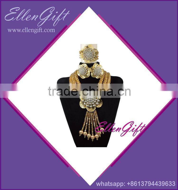 Fashion Design Wedding Beads Jewelry Set AJS4293