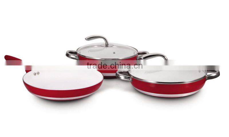 Aluminum Cookware Set With Ceramic Coating
