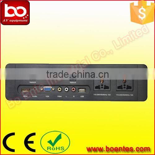 Dubai Poplar High Quality 5-Star Hotel Wall Mount Hotel Media Hub/Media Socket Panel