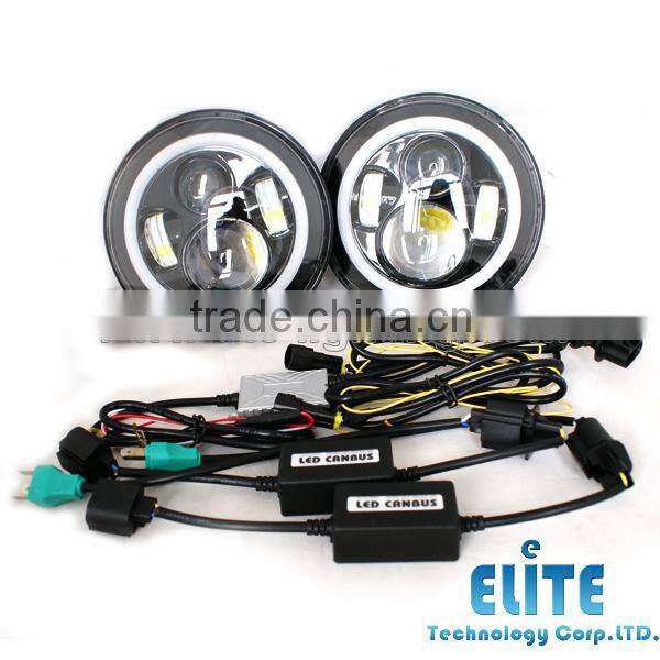 7'' head light led sealed beam for Jeep round headlight