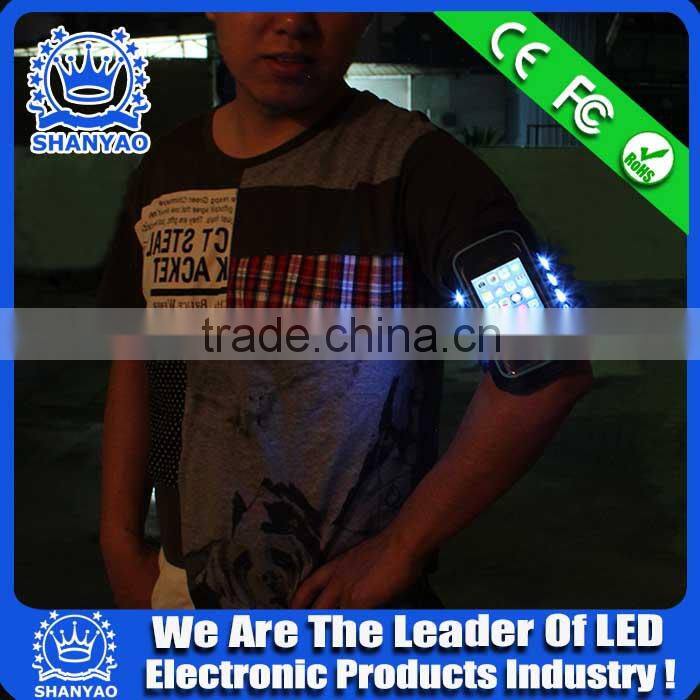2015 Hot Selling Glowing Mobile Phone Armlet