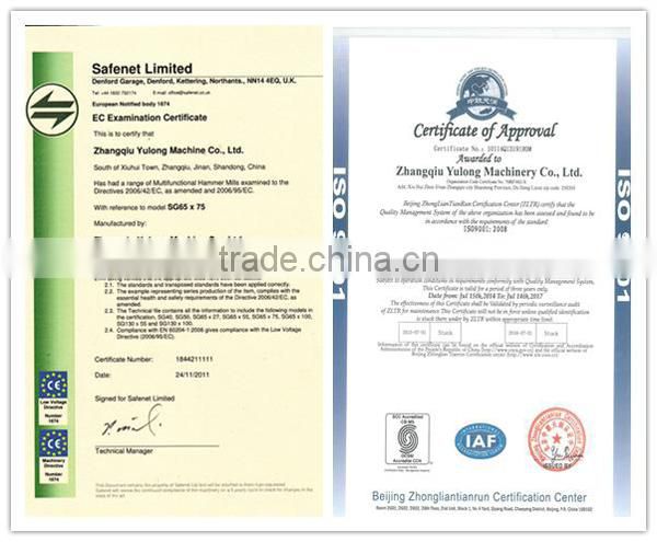 SG65*55 grinder and crusher for wood used