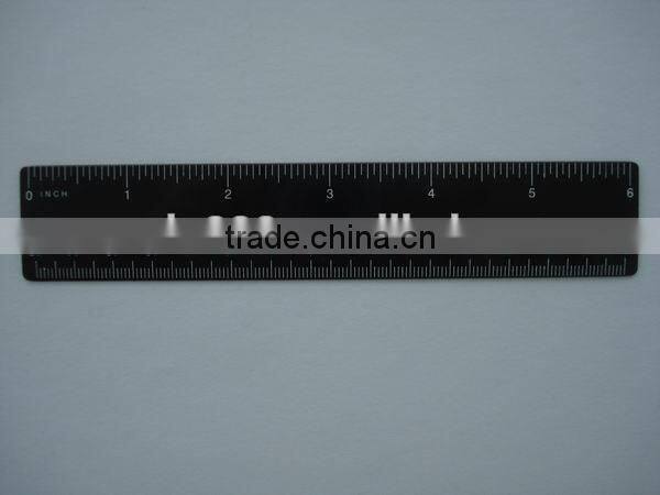 office supply logo printed 15cm plastic ruler