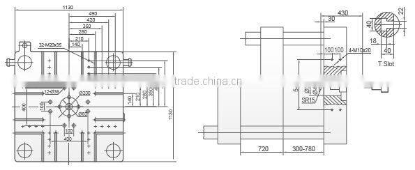 injection molding machine price 438TONS