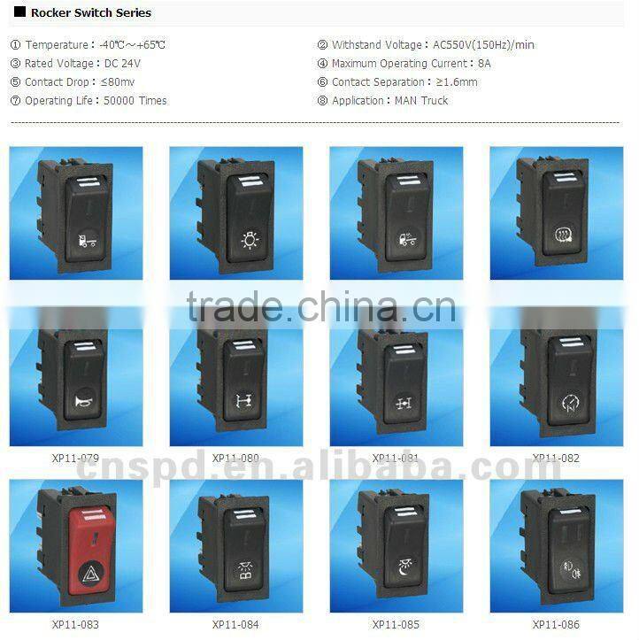 2 FOG LAMP ROCKER/TOGGLE SWITCH