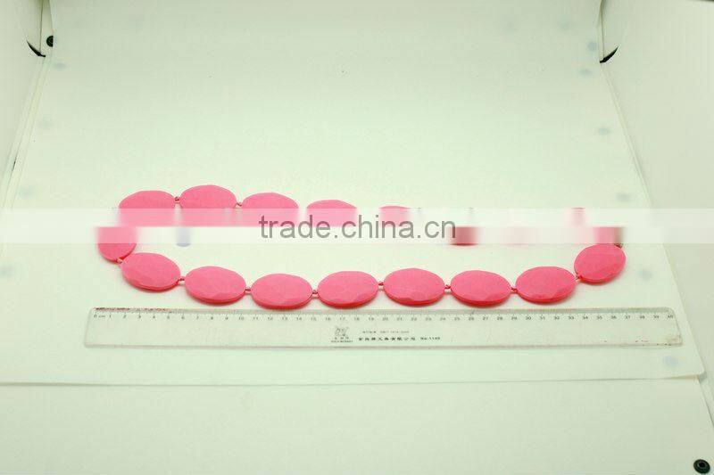 2013 custom design colorful silicone teething necklace