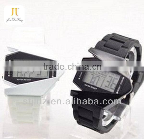 Digital Display and Silicone Strap LED Watches For Men