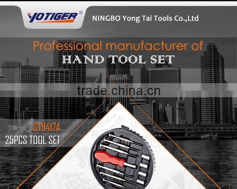 25pcs Tire Shape Hand Tools Set In Box