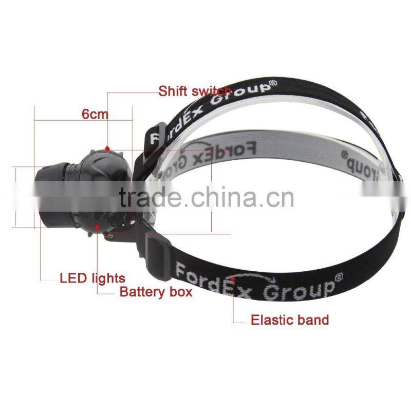 Fordex Group 7 LED Headlamp Headlight, Water Resistant , Head Safety Lamp, Flash Light For Cycling, Climbing, Mountain Biking