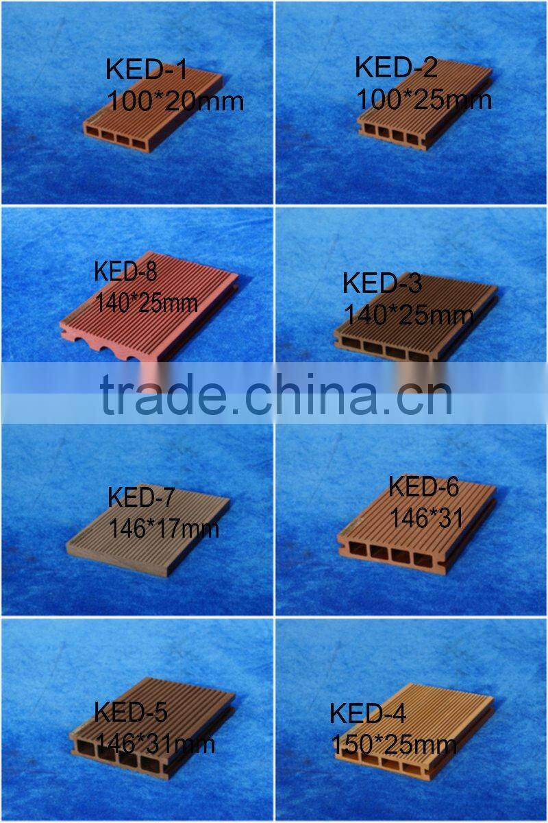 wood plastic swimming pool deck