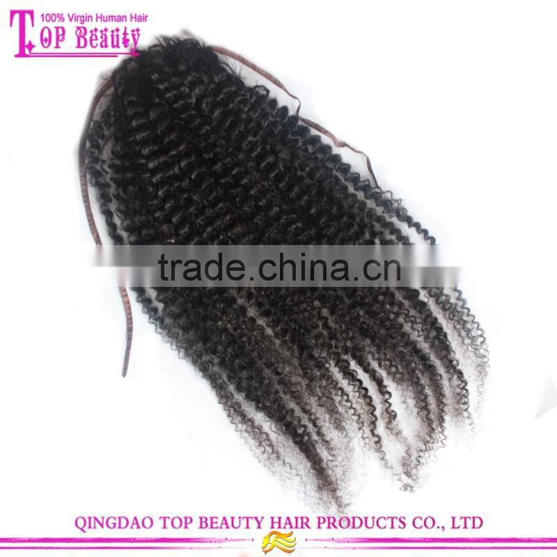Factory price sell 100% virgin human hair drawstring ponytail no shed no tangle human afro kinky hair ponytail