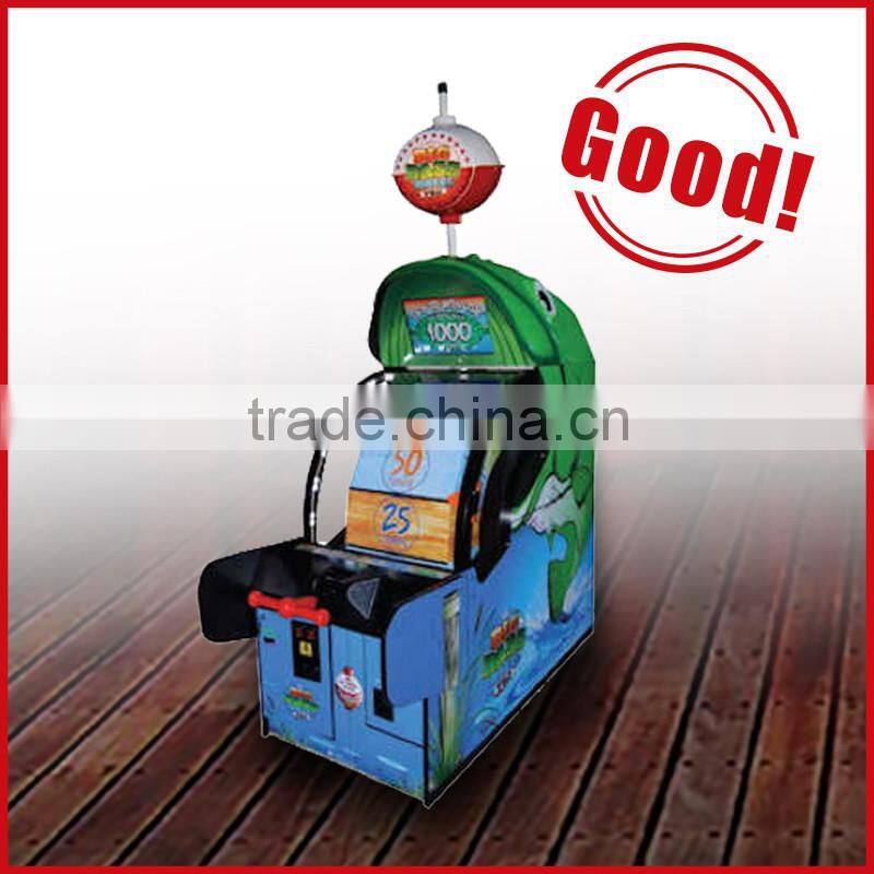 2015 new big Bass Wheel kids arcade lottery ticket game machine for sale for shopping mall